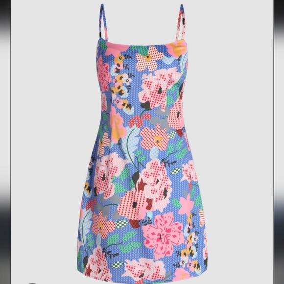 Cider Polkadot And Floral Cami Dress - Picture 1 of 9